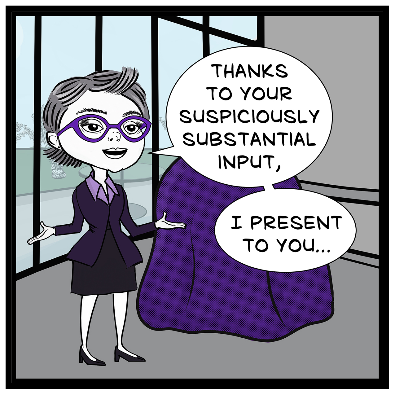 office zen garden comic – Donna Lake workplace comic strip.
