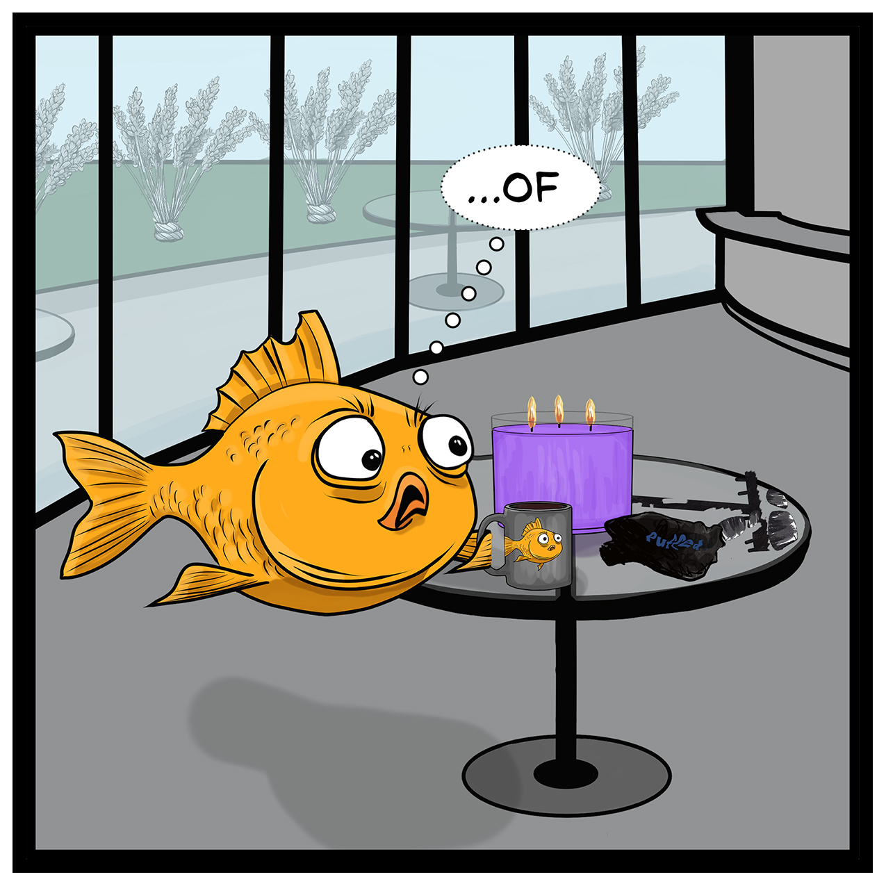 office fragrance disaster comic – Donna Lake workplace comic strip.