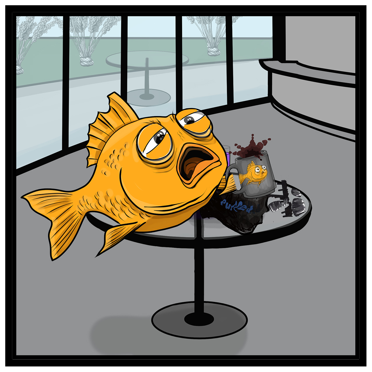 office fragrance disaster comic – Donna Lake workplace comic strip.