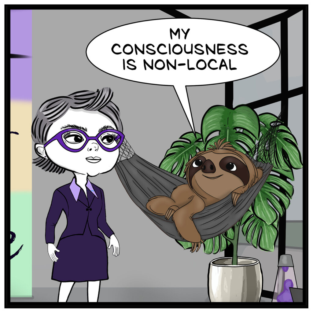 workplace philosophy comic – Donna Lake workplace comic strip.