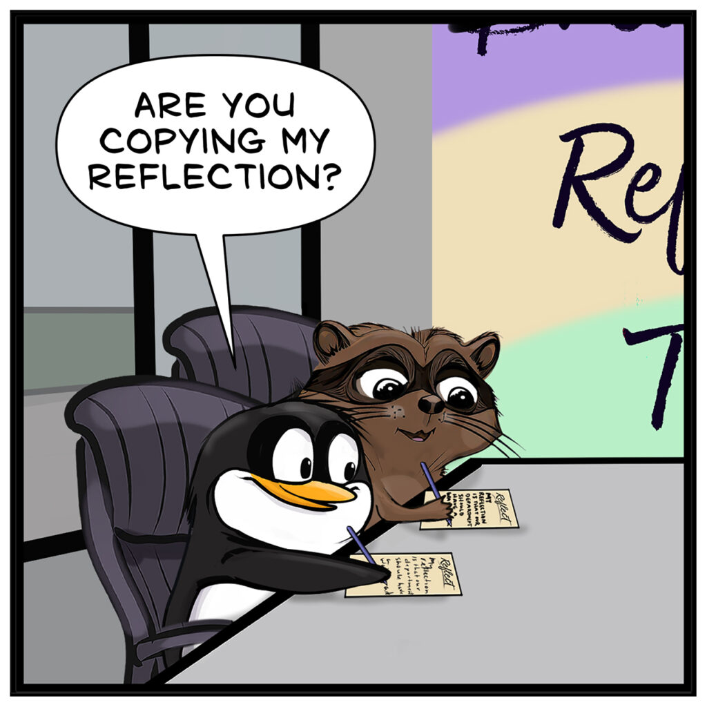 Donna Lake Comic: Copy That