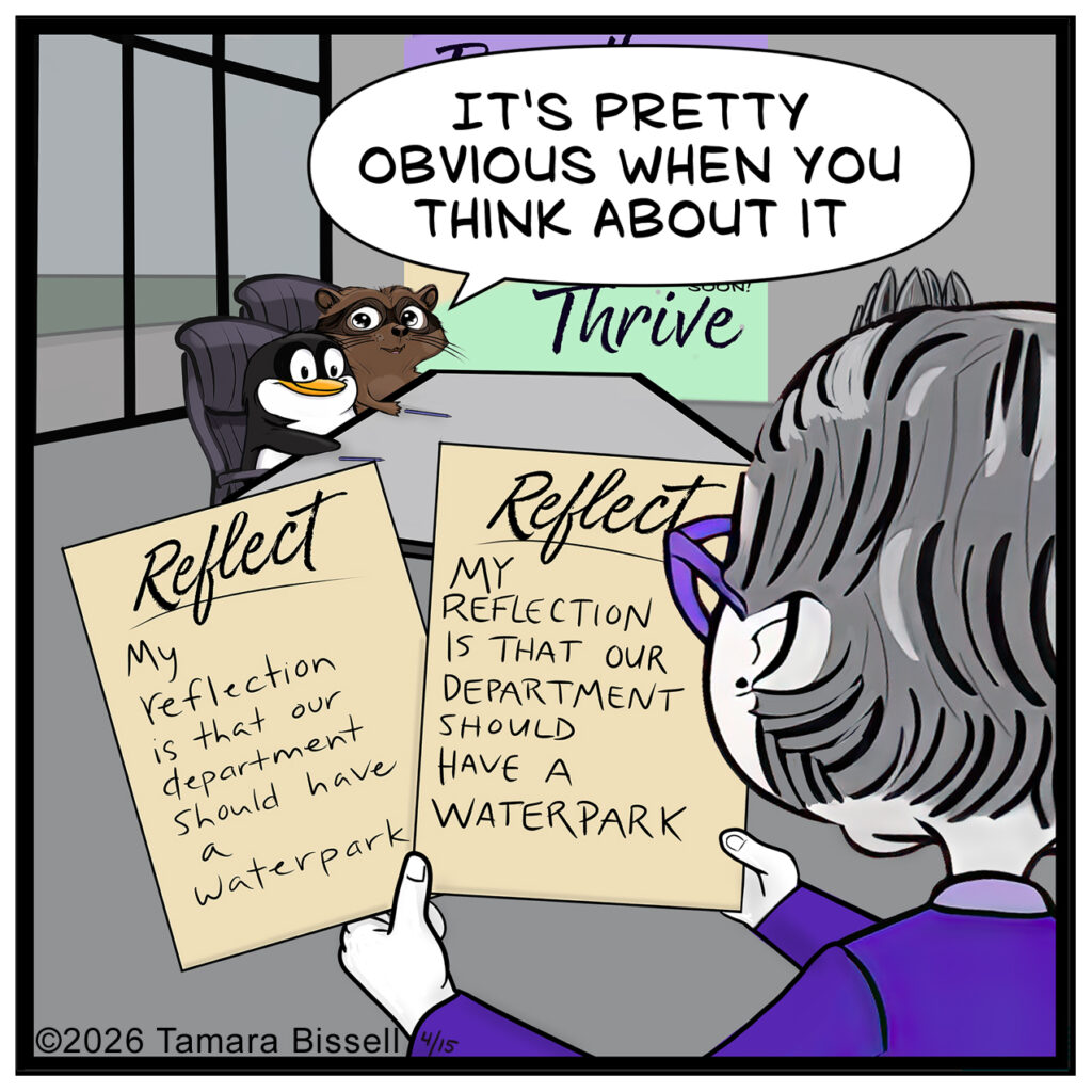 Donna Lake Comic: Copy That